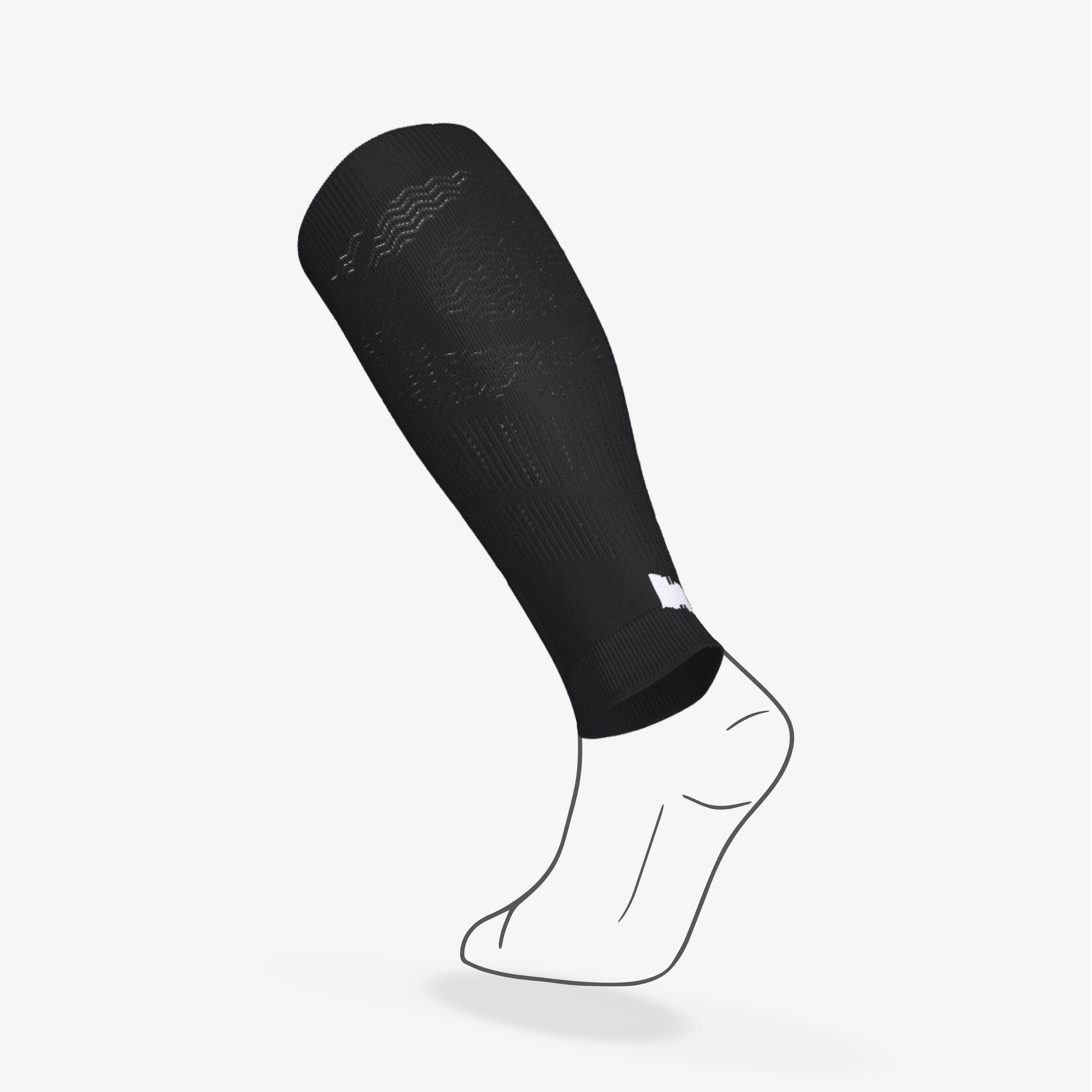 KIPRUN 900 compression running sleeves - black -  3