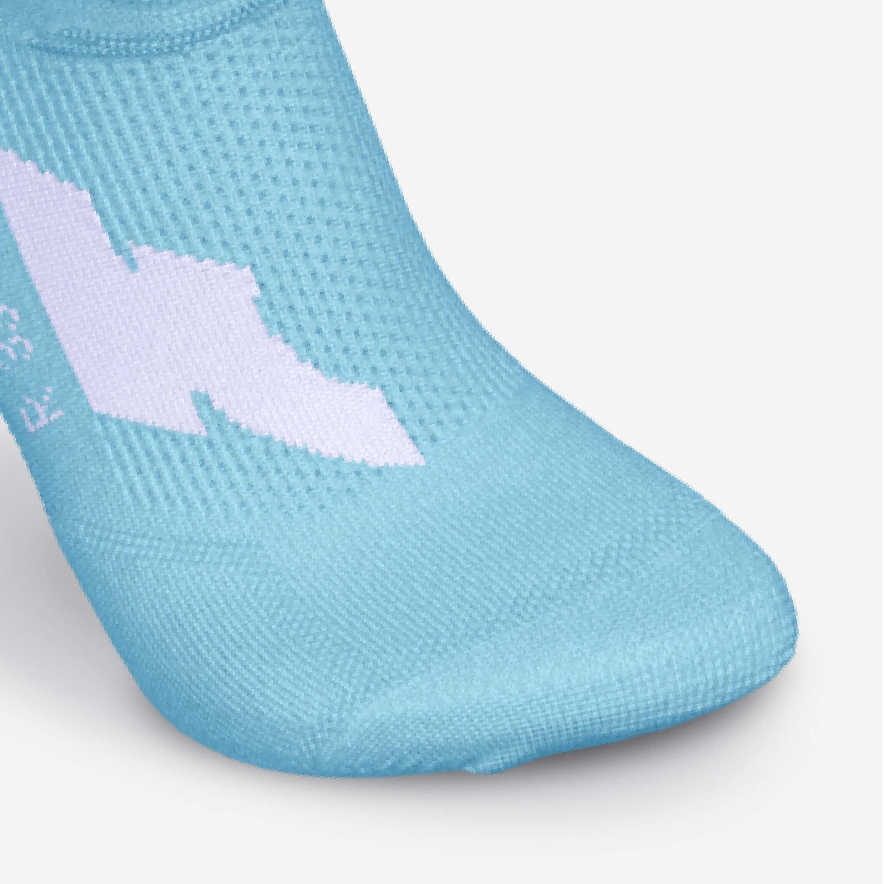 Chaussettes de course invisibles x2 paires, Run 500 4/6