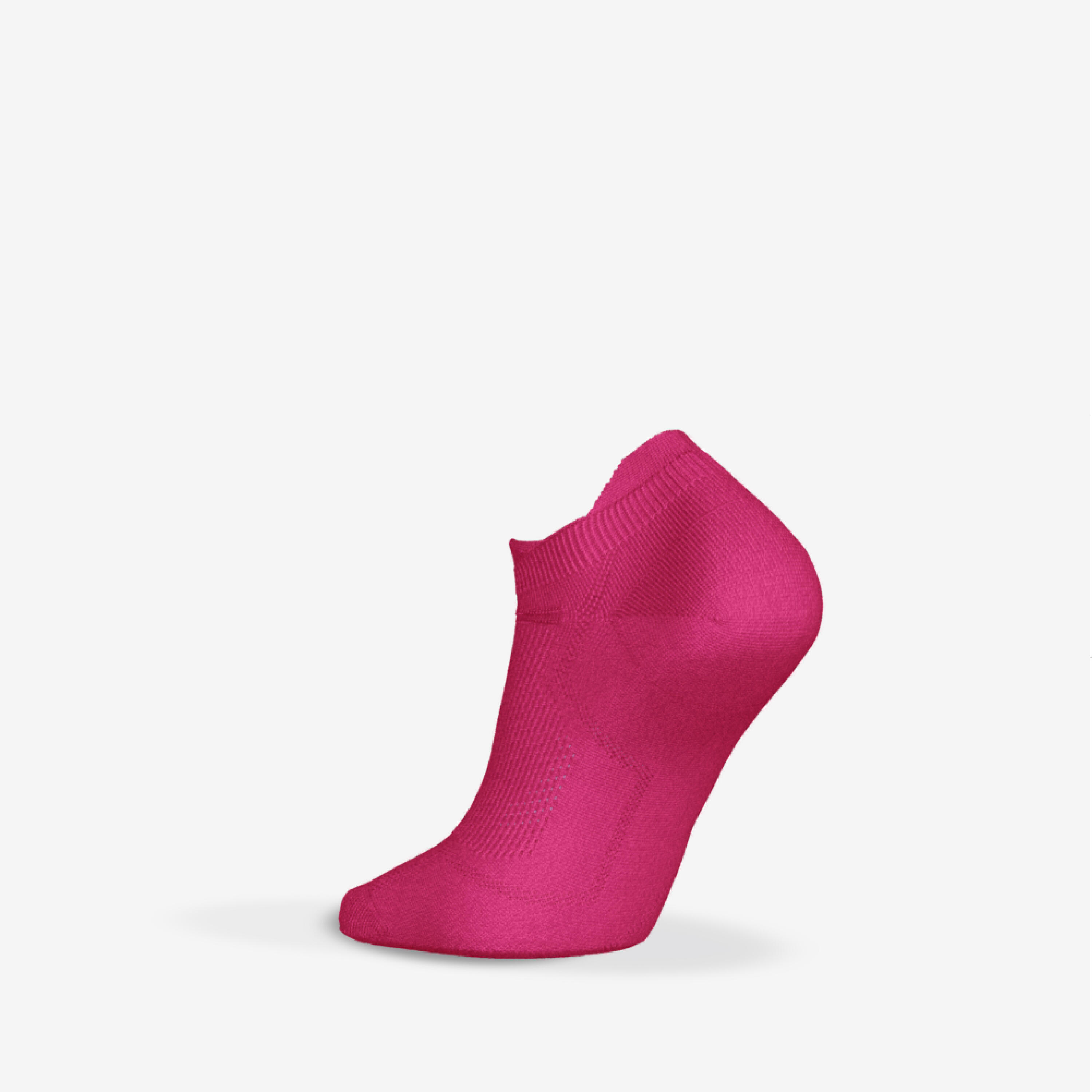 Chaussettes de course invisibles x2 paires, Run 500 5/6