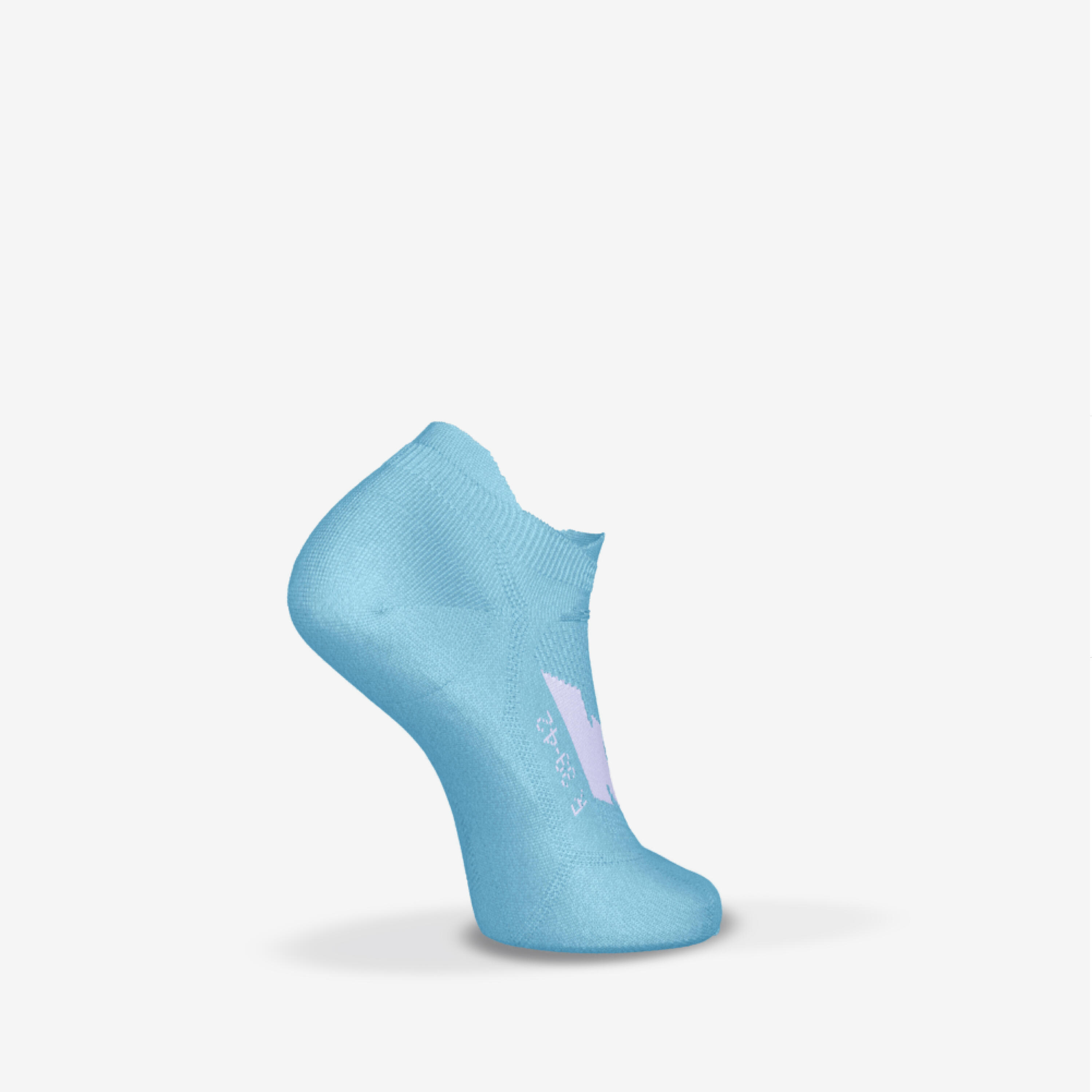 Chaussettes de course invisibles x2 paires, Run 500 6/6