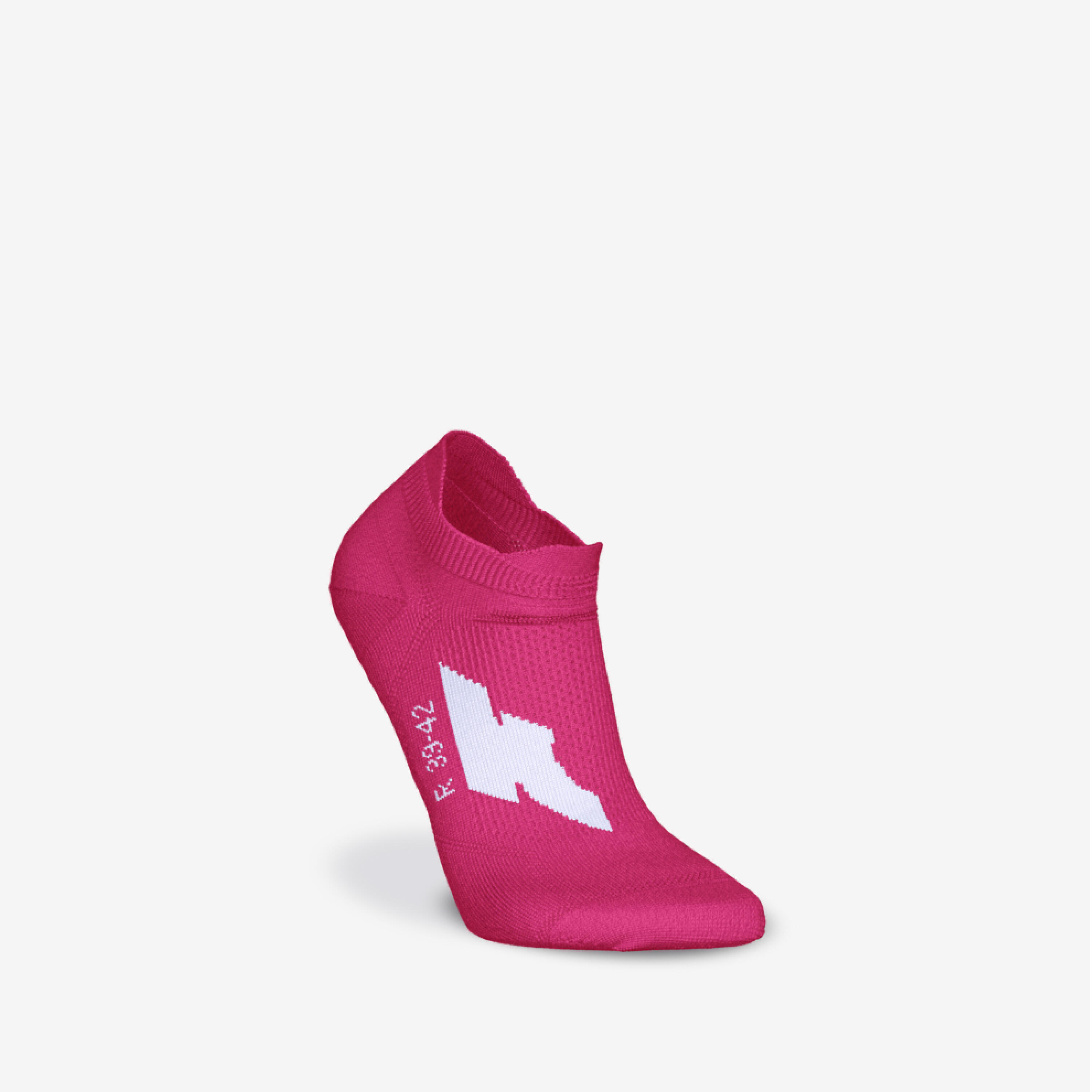 Chaussettes de course invisibles x2 paires, Run 500 2/6