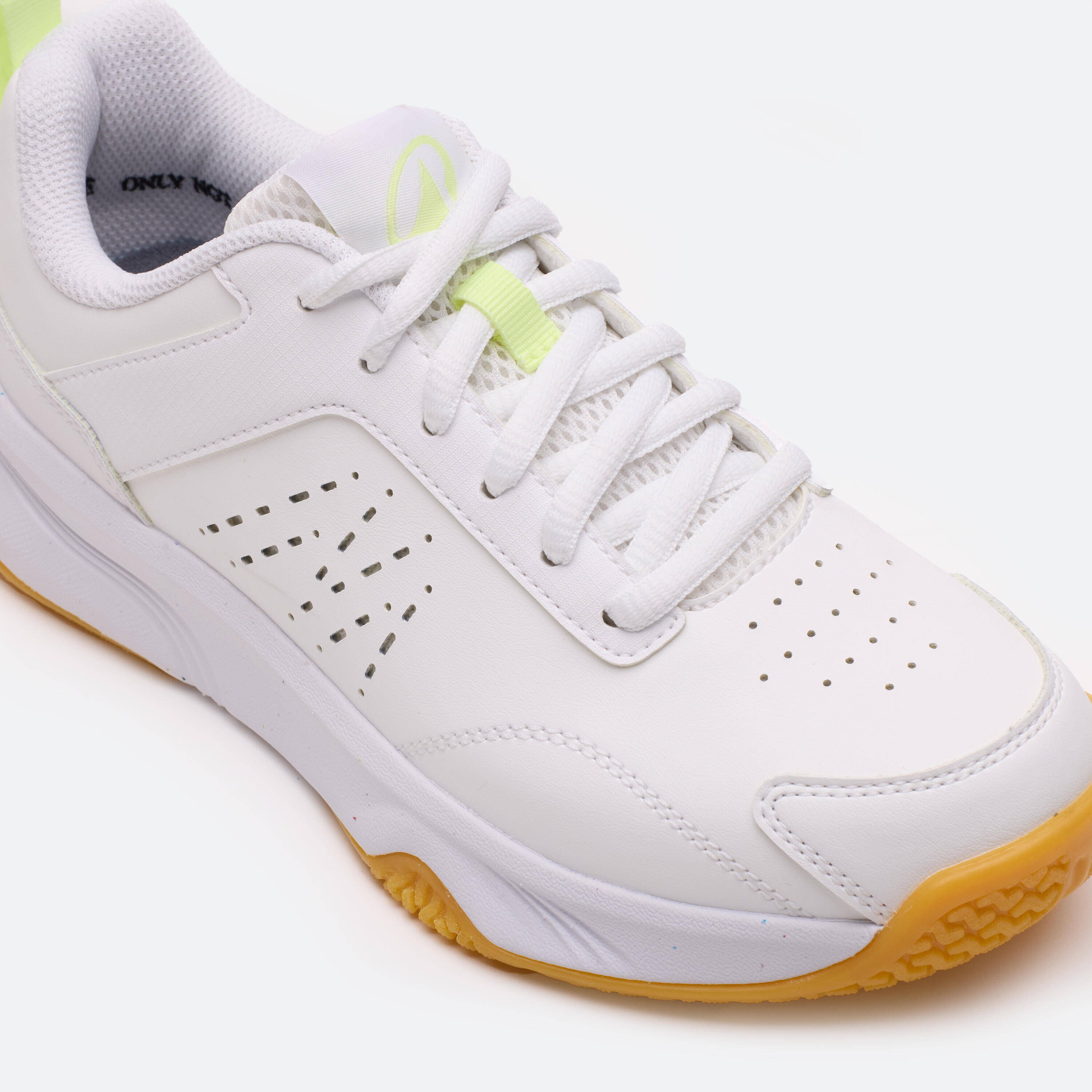 JUNIOR BADMINTON SHOES BS SENSATION 500 JR WHITE -  5