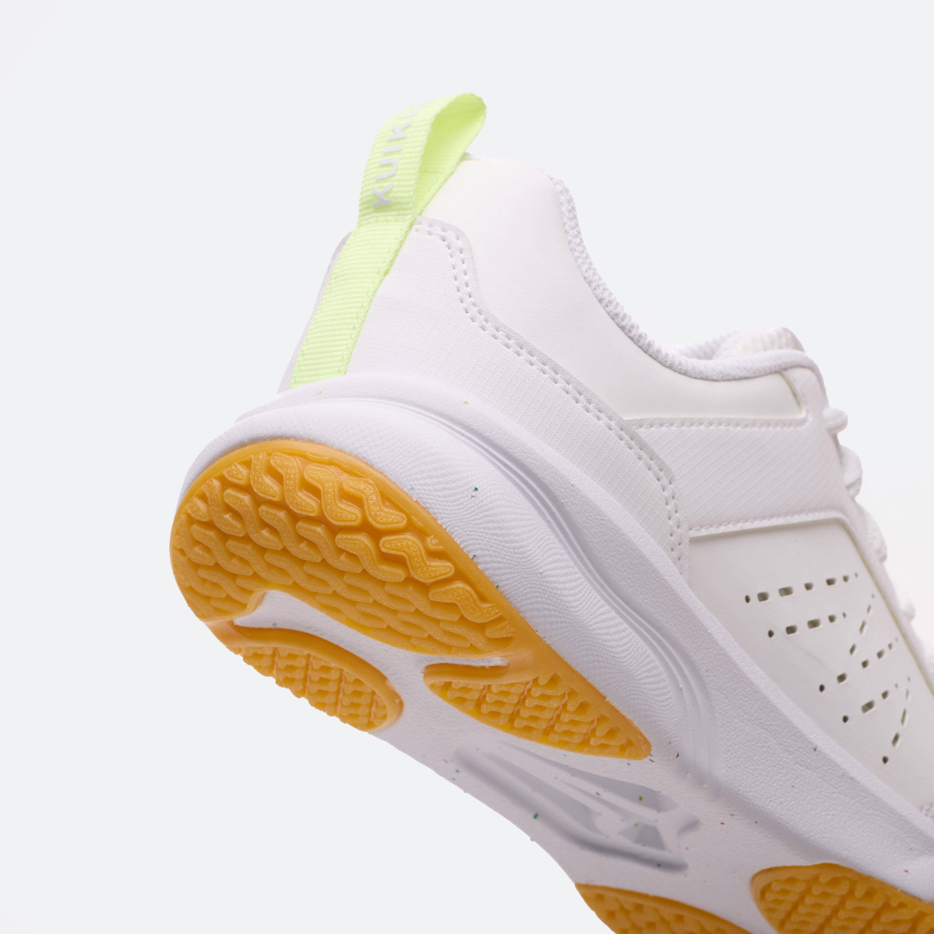 JUNIOR BADMINTON SHOES BS SENSATION 500 JR WHITE -  3