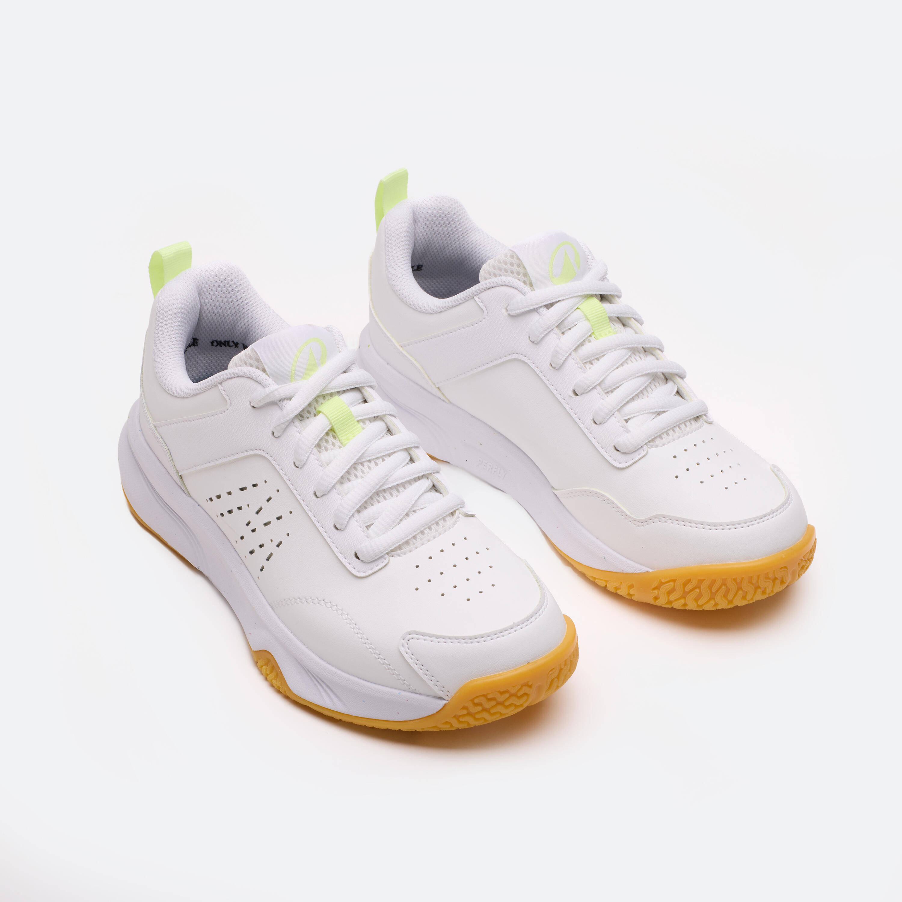 JUNIOR BADMINTON SHOES BS SENSATION 500 JR WHITE -  2