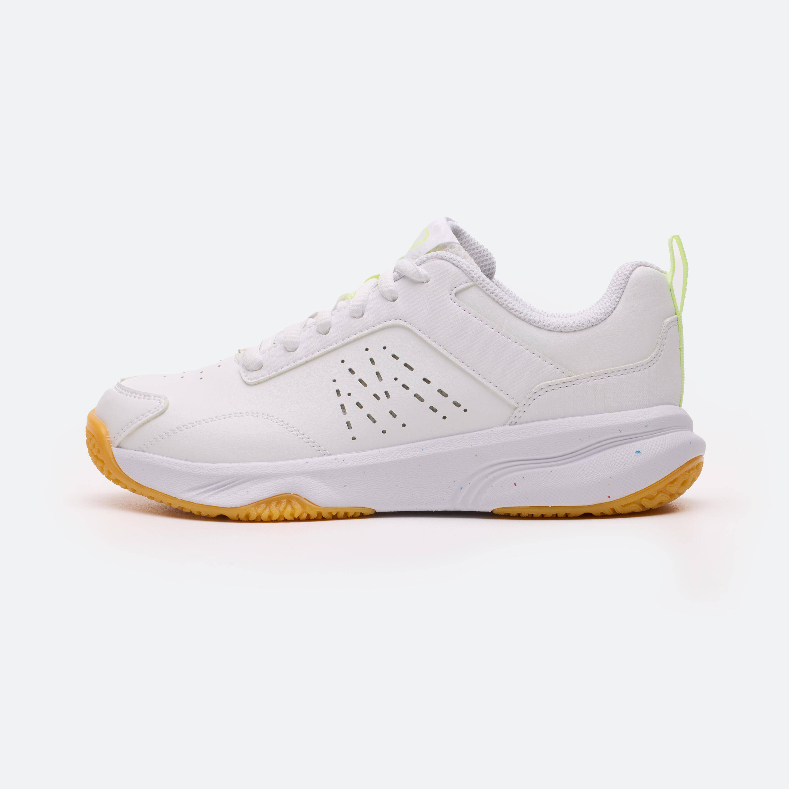 JUNIOR BADMINTON SHOES BS SENSATION 500 JR WHITE -  1