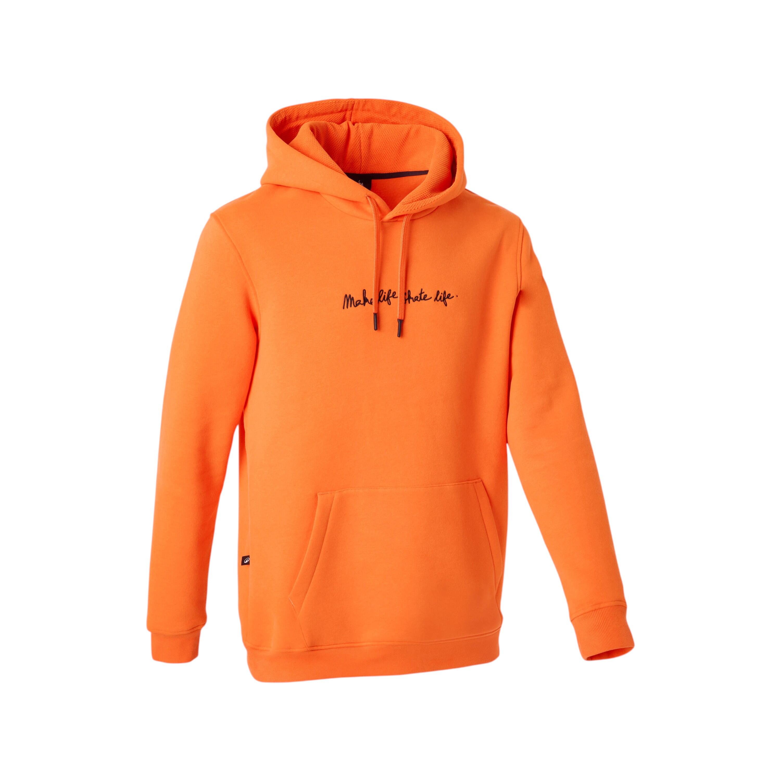 Skateboard Hoodie - HD500 orange Zusammenarbeit Make Life Skate Life 17/27