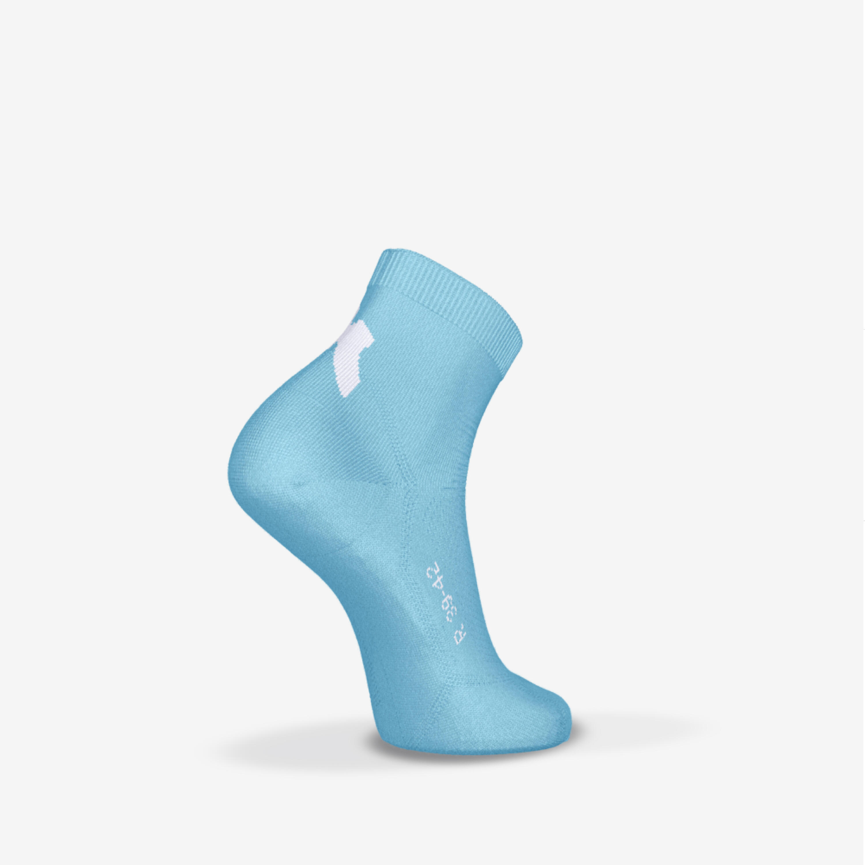 Chaussettes de course minces et courtes x2 paires, Run 500 10/20