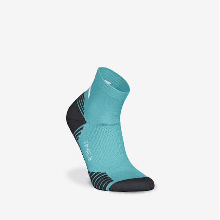 Шкарпетки Run 500 для бігу товсті 2 пари бірюзові