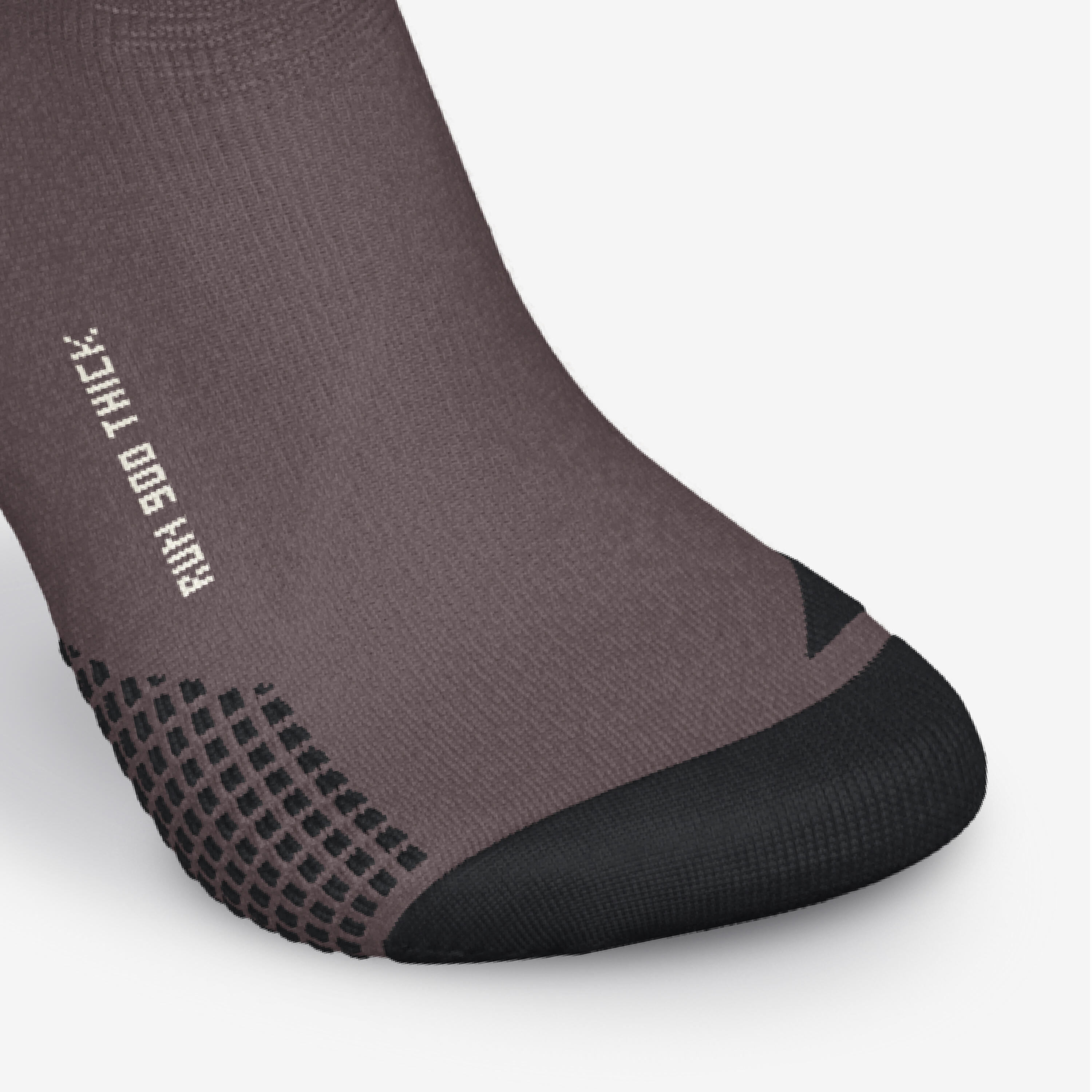Calze running RUN 900 mid spesse marroni 5/6