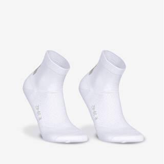 PACK OF 2 PAIRS OF RUN500 FINE CREW RUNNING SOCKS