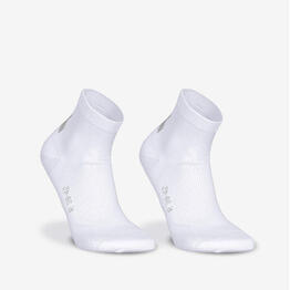 Lot de 2 paires de chaussettes de running run500 fines mid