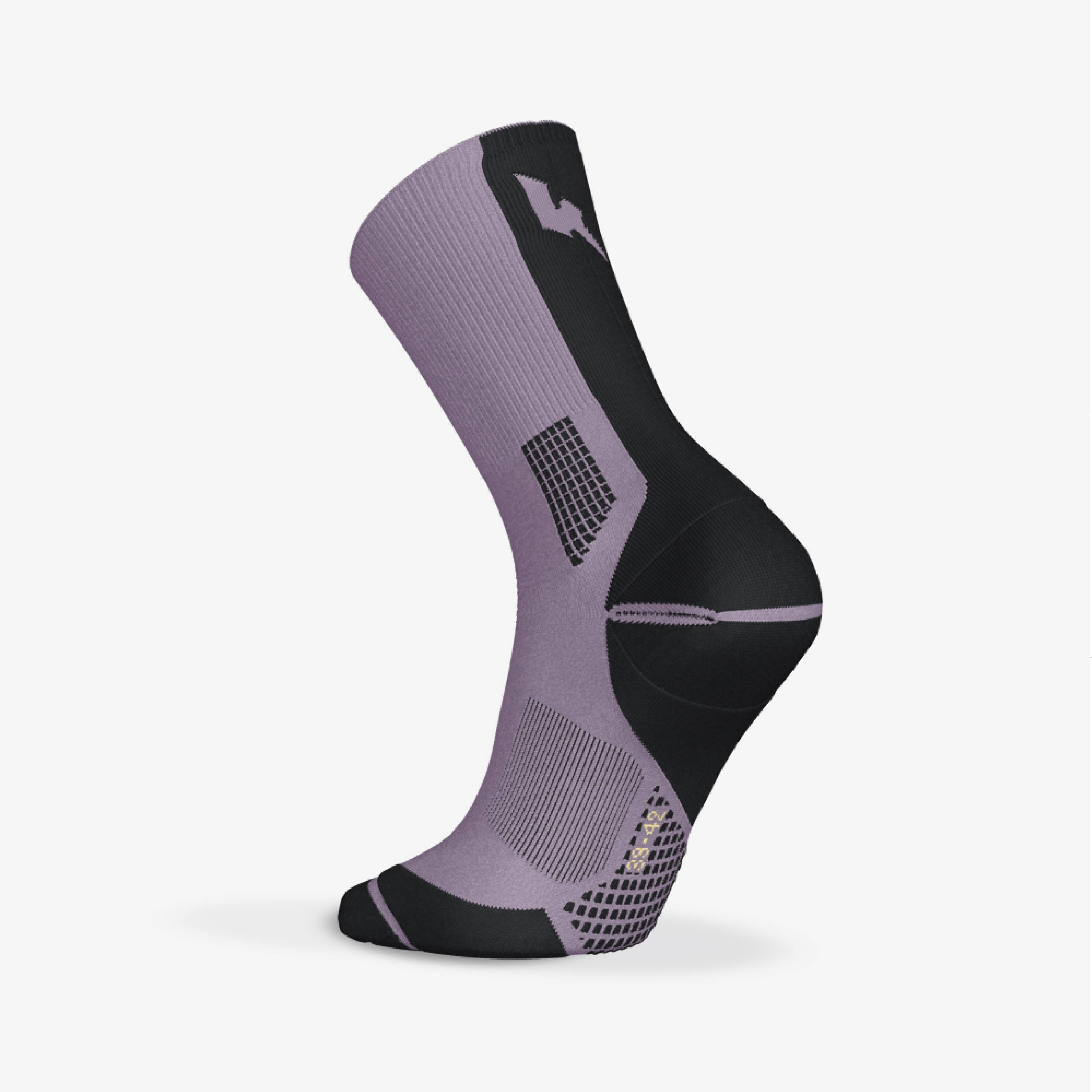 Running socks run900, thick, mid-calf, purple -  4