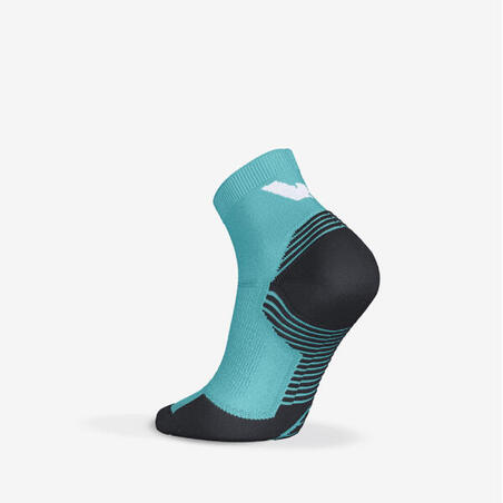 Шкарпетки Run 500 для бігу товсті 2 пари бірюзові