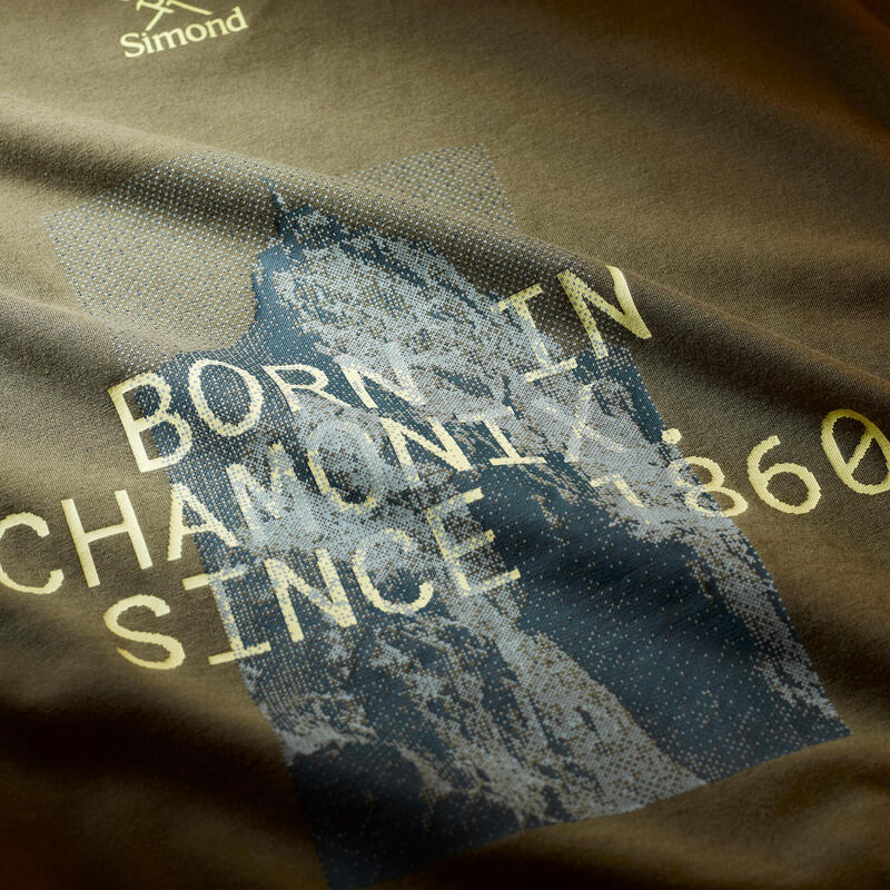 Tricou de escaladă rezistent, Vertika kaki