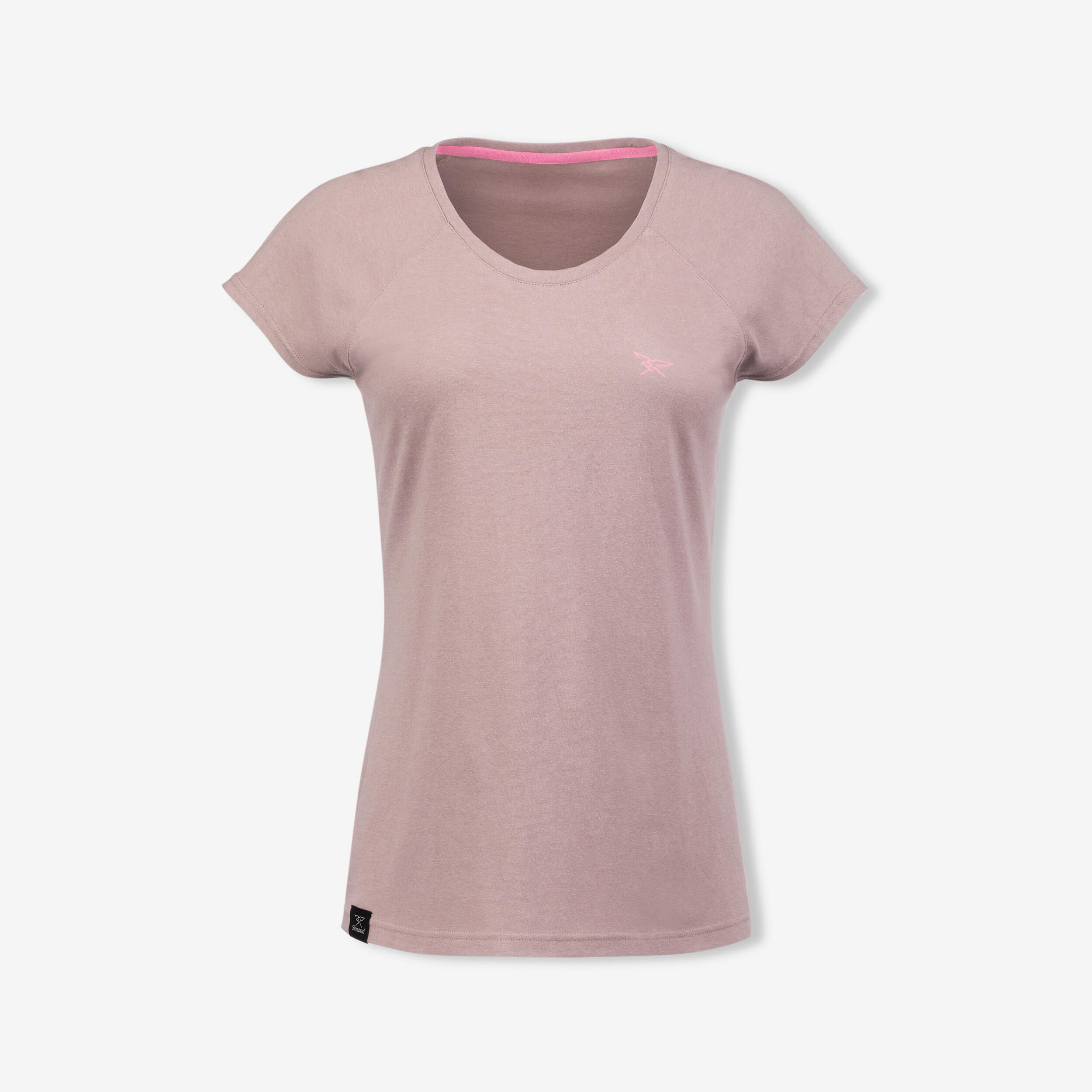 T-shirt confortável de escalada mulher, Vertika violeta 6/9