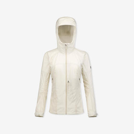 Softshelljacke Damen winddicht Trekking - MT900 beige