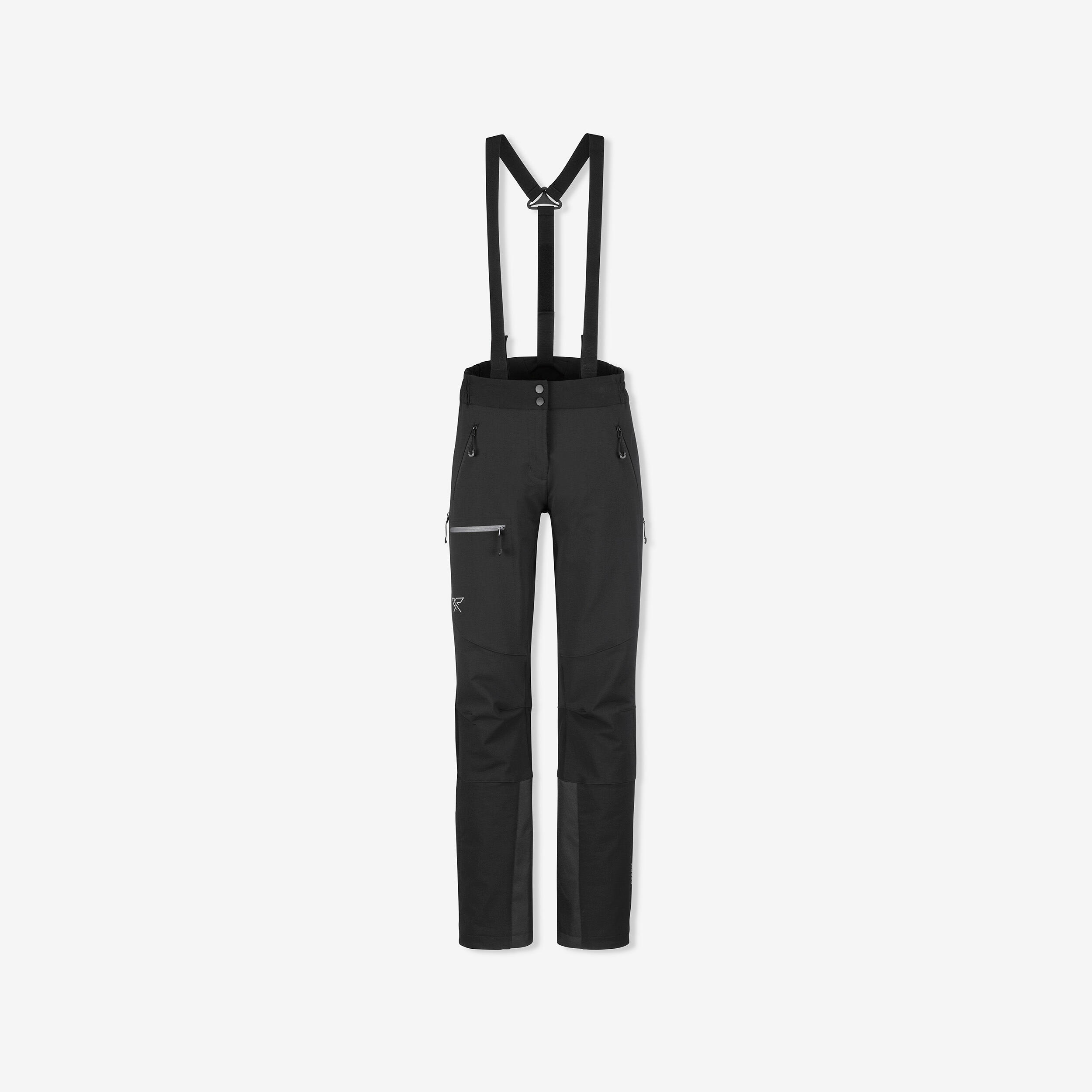 Pantalón de alpinismo cálido mujer, Alpinism negro 12/12