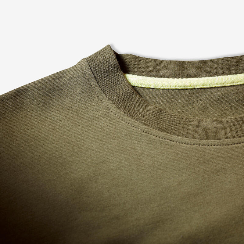 Tricou de escaladă rezistent, Vertika kaki