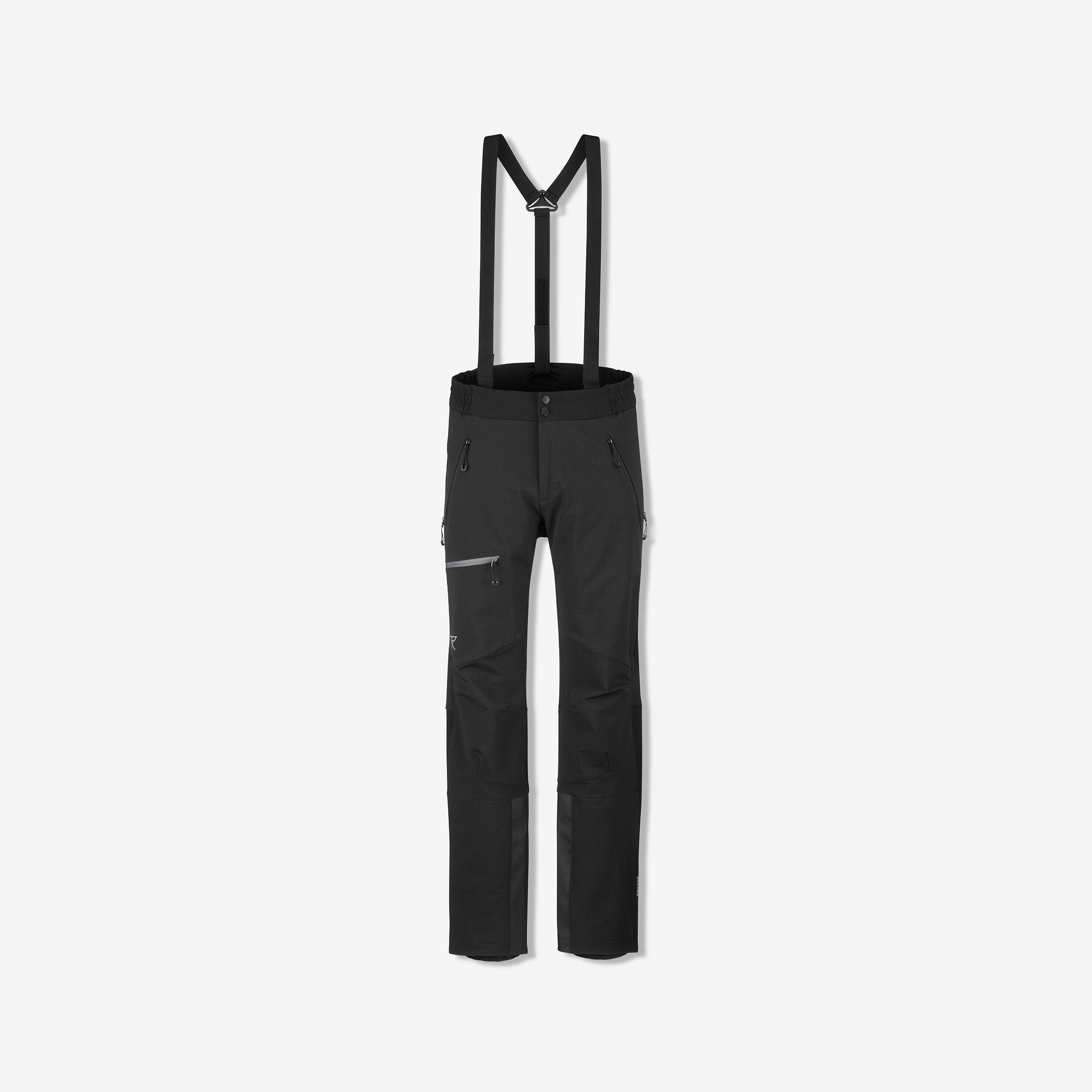 Warme Hochtourenhose Herren, Bergsteigen Schwarz 13/13