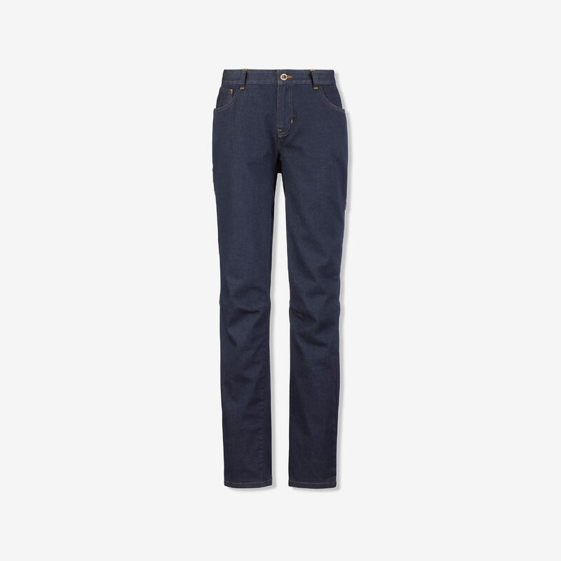 Pantalon JEAN stretch escaladă albastru damă