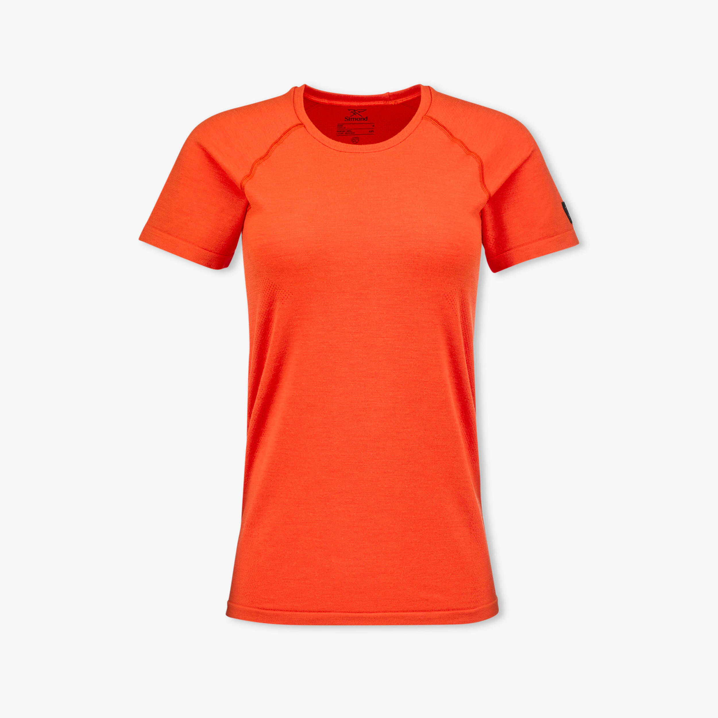 T-shirt en laine mérinos femme, Merino Seamless 8/8