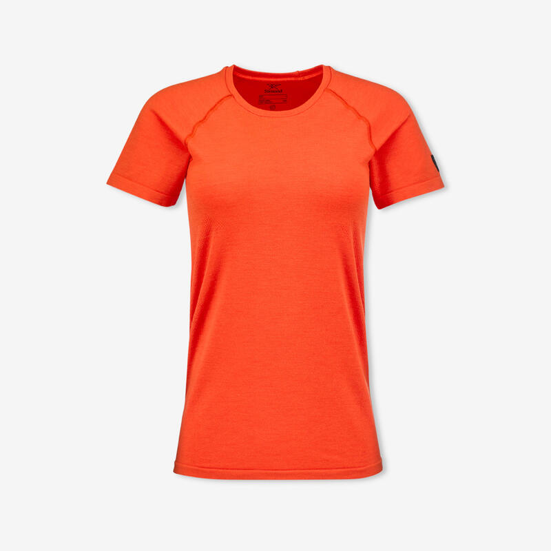 Dámské tričko s krátkým rukávem z merino vlny bezešvé Merino Seamless