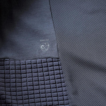 Куртка з софтшелу чоловіча MT900 для гірського туризму вітрозахисна синя