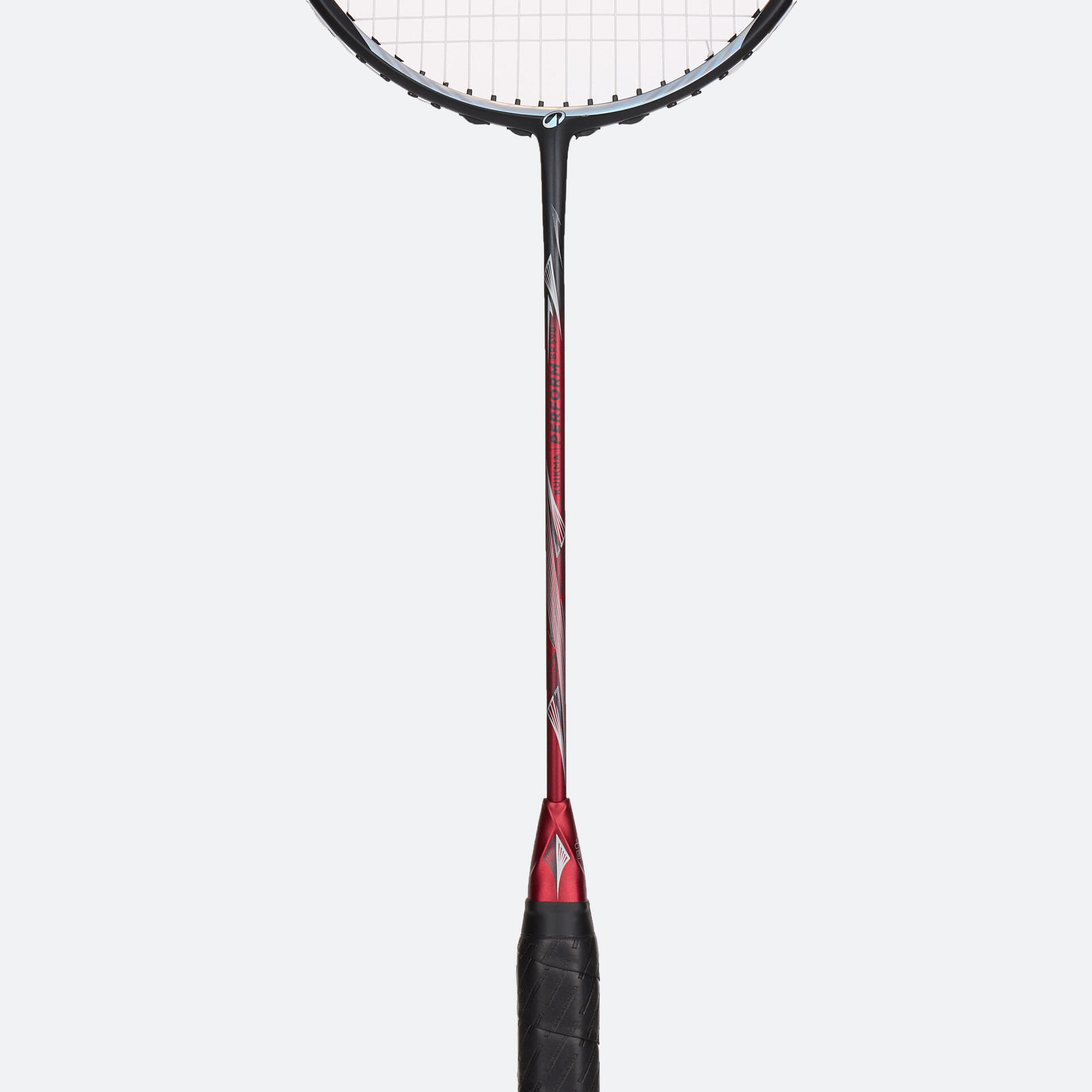 ADULT BADMINTON RACKET BR 590 SET PERFORM RED GREY
