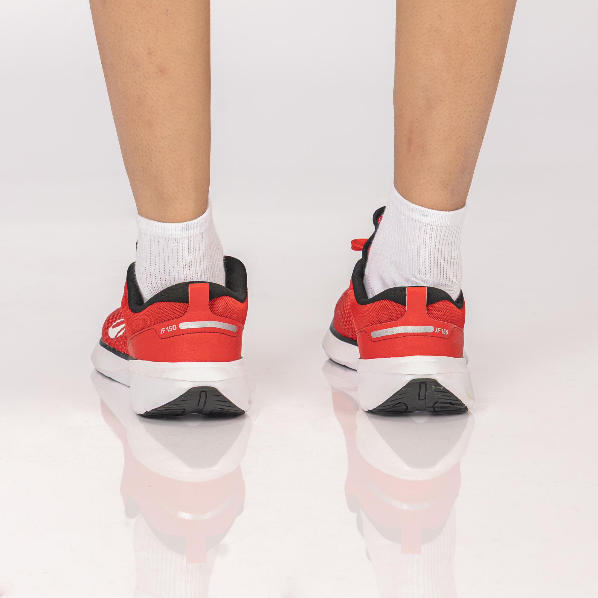 Men Running Shoes extremely breathable, Upto 10km/week, Jogflow 150 Breathe Red