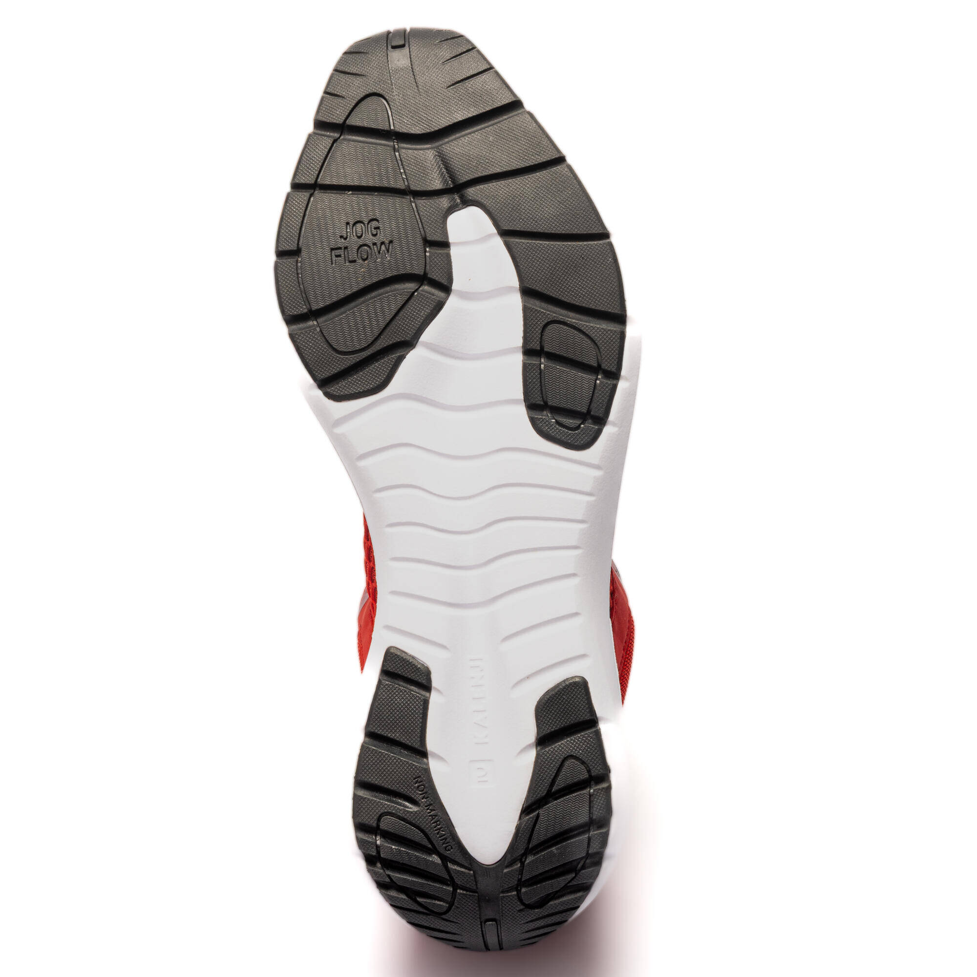 Men Running Shoes extremely breathable, Upto 10km/week, Jogflow 150 Breathe Red -  4