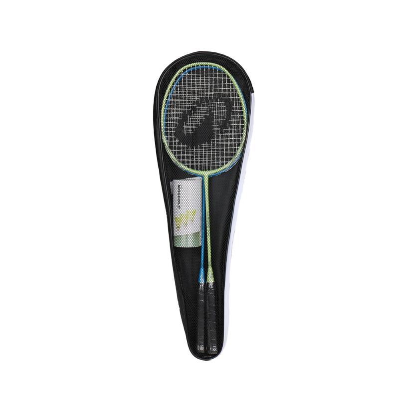 Yetişkin Badminton Raketi - Mavi/Lime - BR 190 Set Partner
