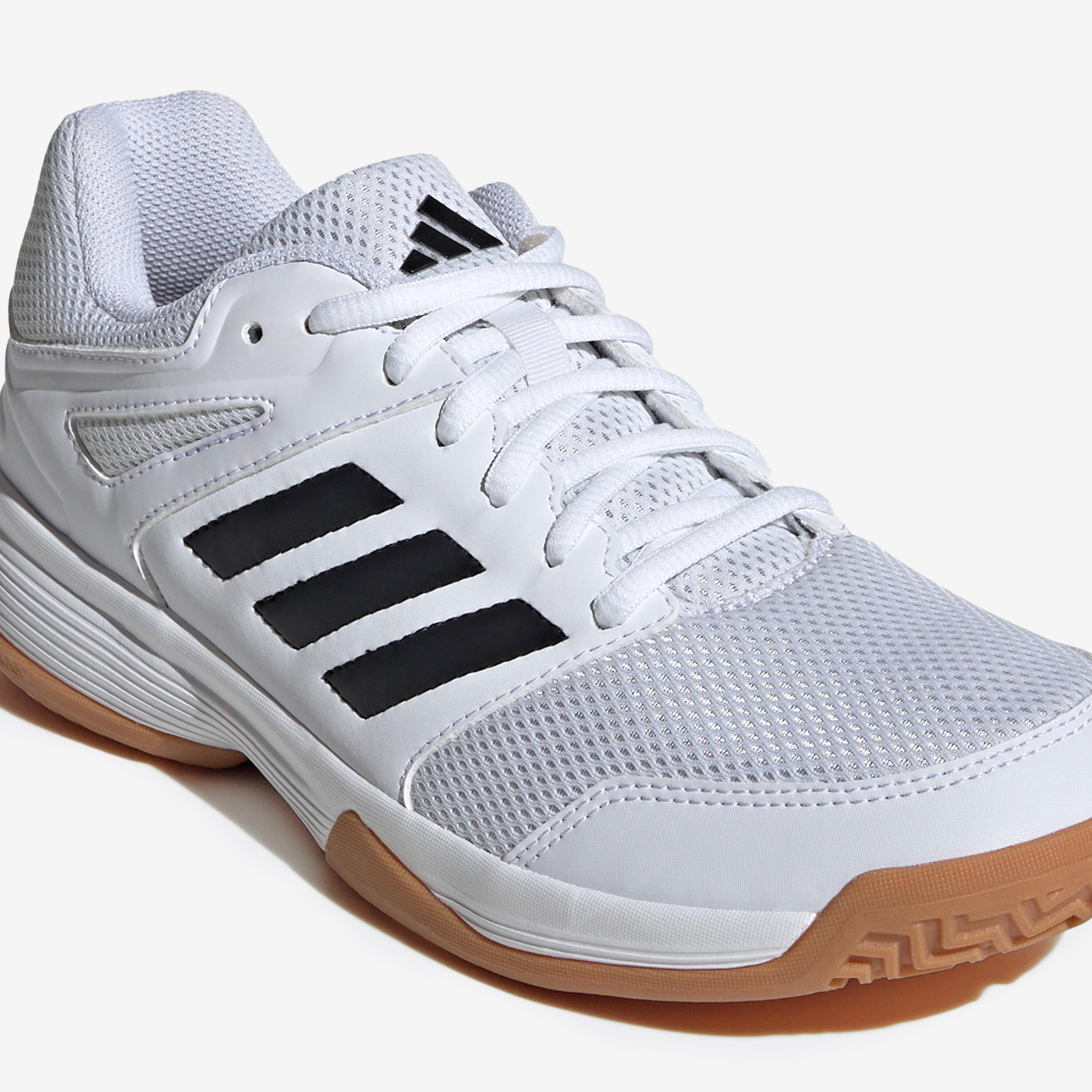 Badmintonschuh Damen, Adidas Speedcourt weiss 3/5