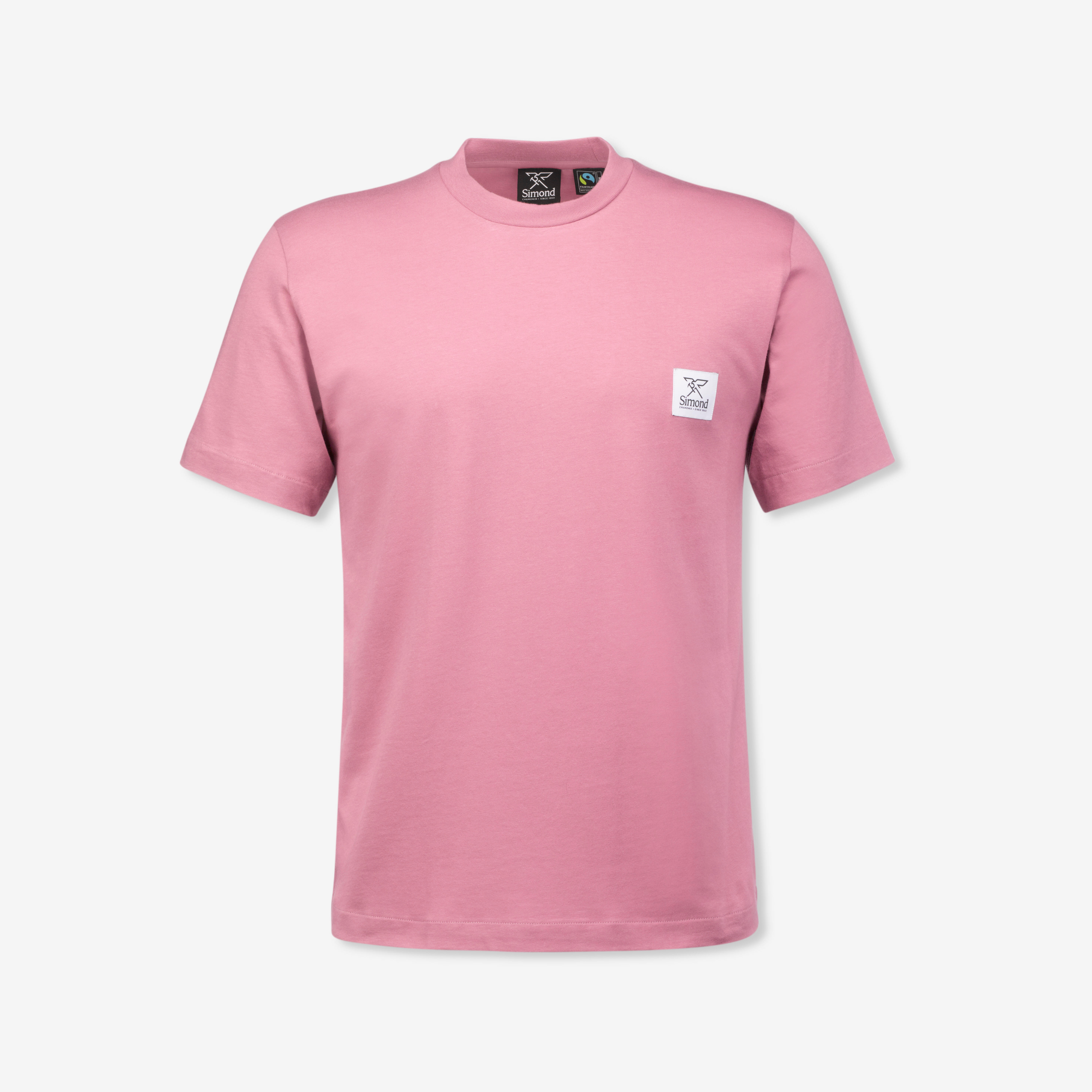 SIMOND Unisex tričko z bavlny Fairtrade/Max Havelaar ružové L · záber 11