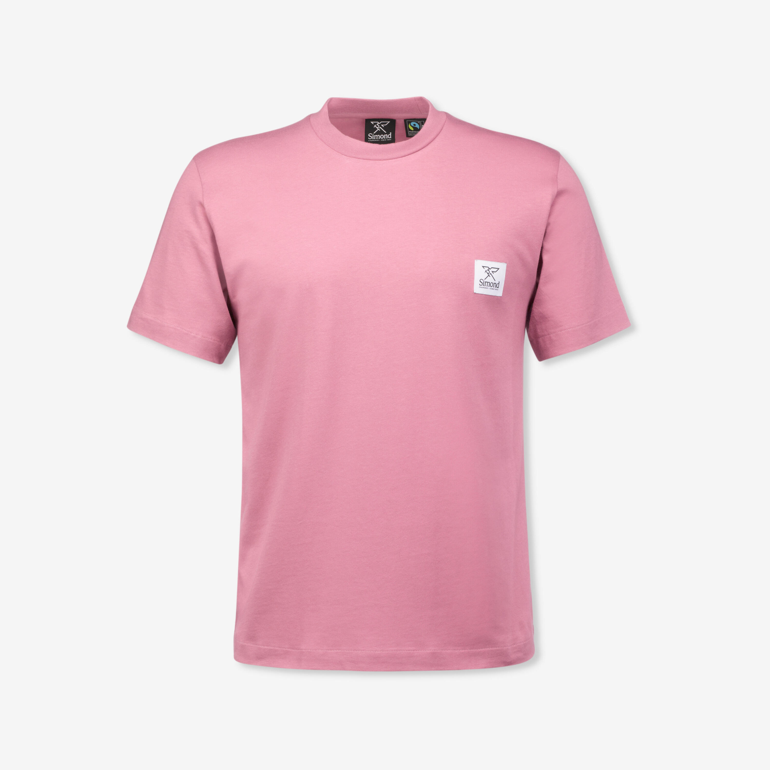 T-Shirt aus Baumwolle Fairtrade-/Max Havelaar unisex, rosa 10/10
