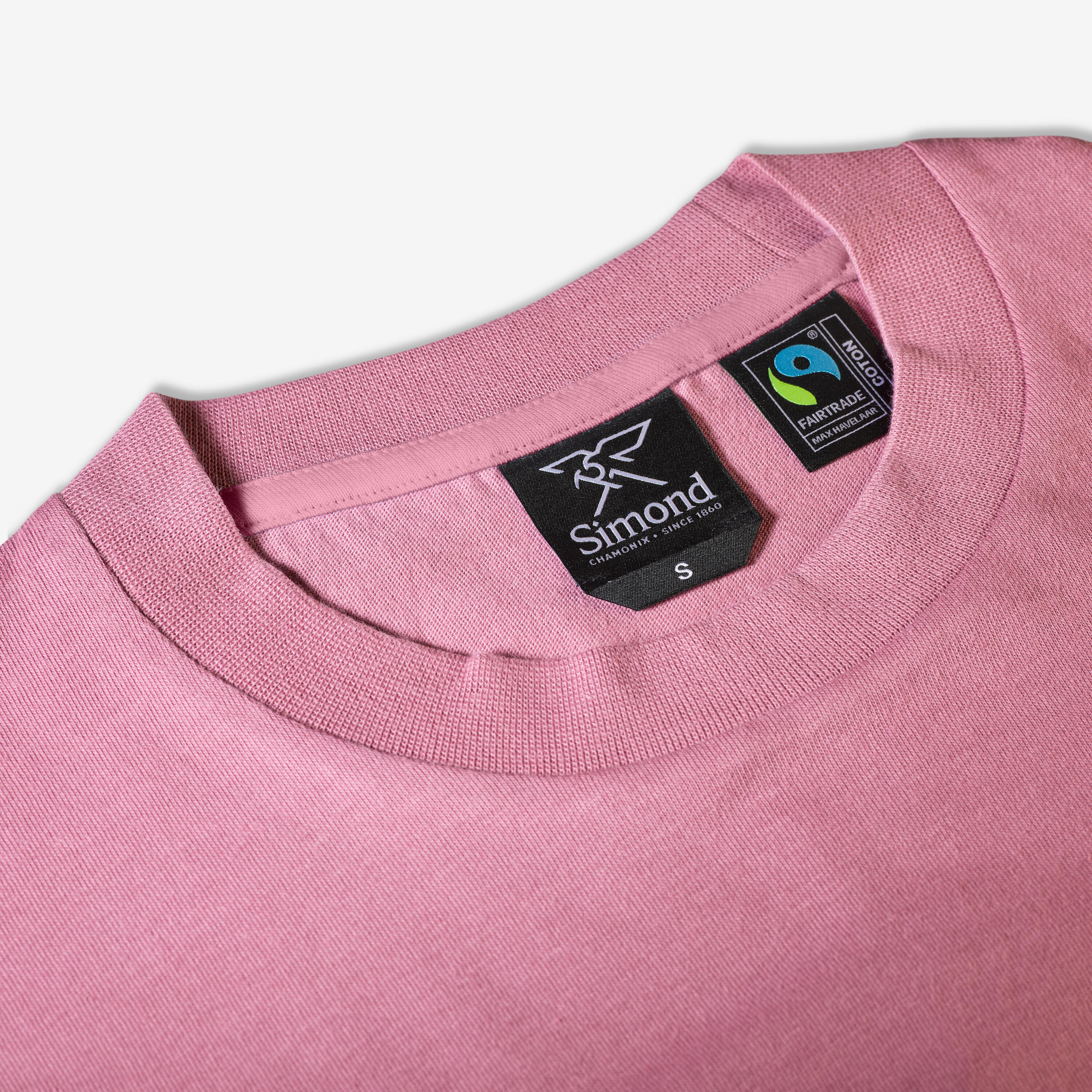 T-Shirt aus Baumwolle Fairtrade-/Max Havelaar unisex, rosa 8/10