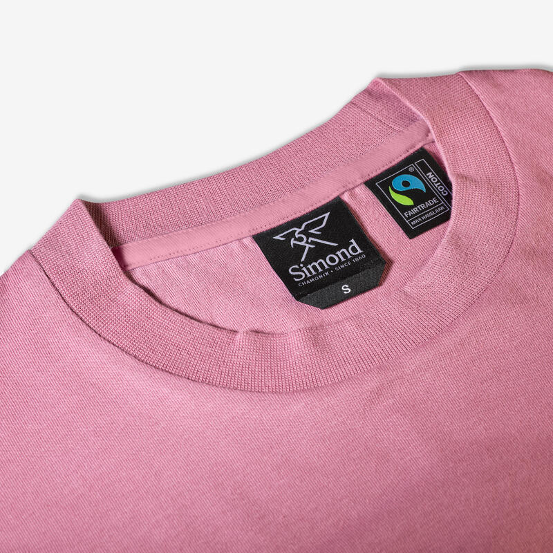 Tricou din bumbac Fairtrade/Max Havelaar unisex, roz