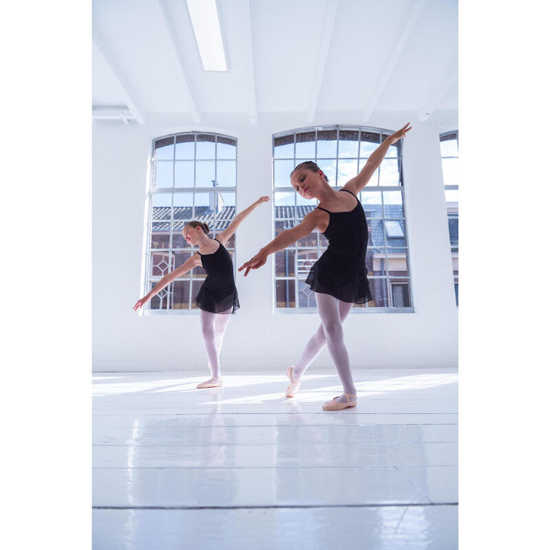 Body 150 cu fustă Balet Negru Fete 