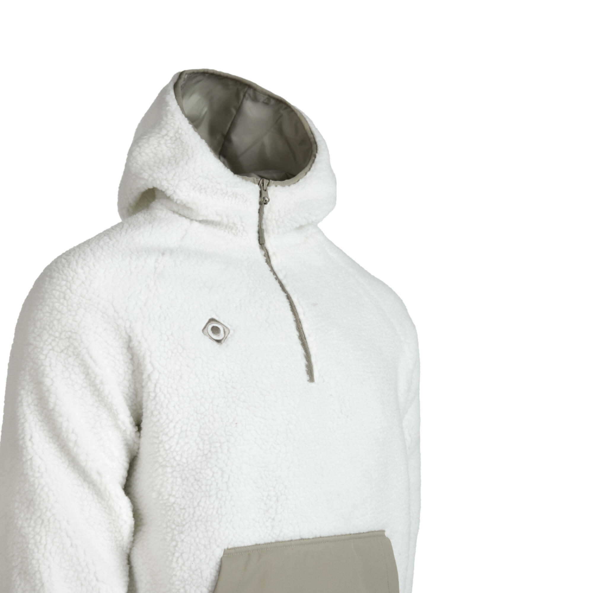 Sudadera polar de montaña y trekking con capucha Hombre Izas Sayre 3/4