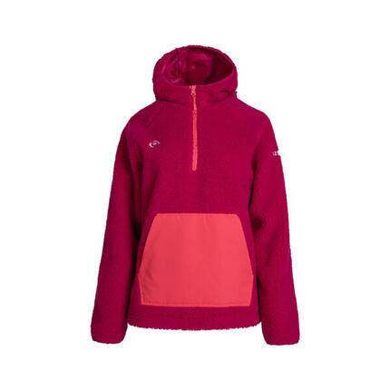 Sudadera polar de montaña y trekking con capucha Mujer Izas Sayre
