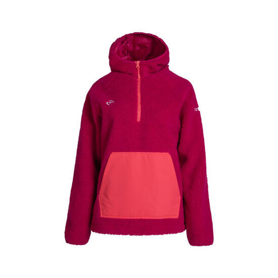 Sudadera polar de montaña y trekking con capucha Mujer Izas Sayre