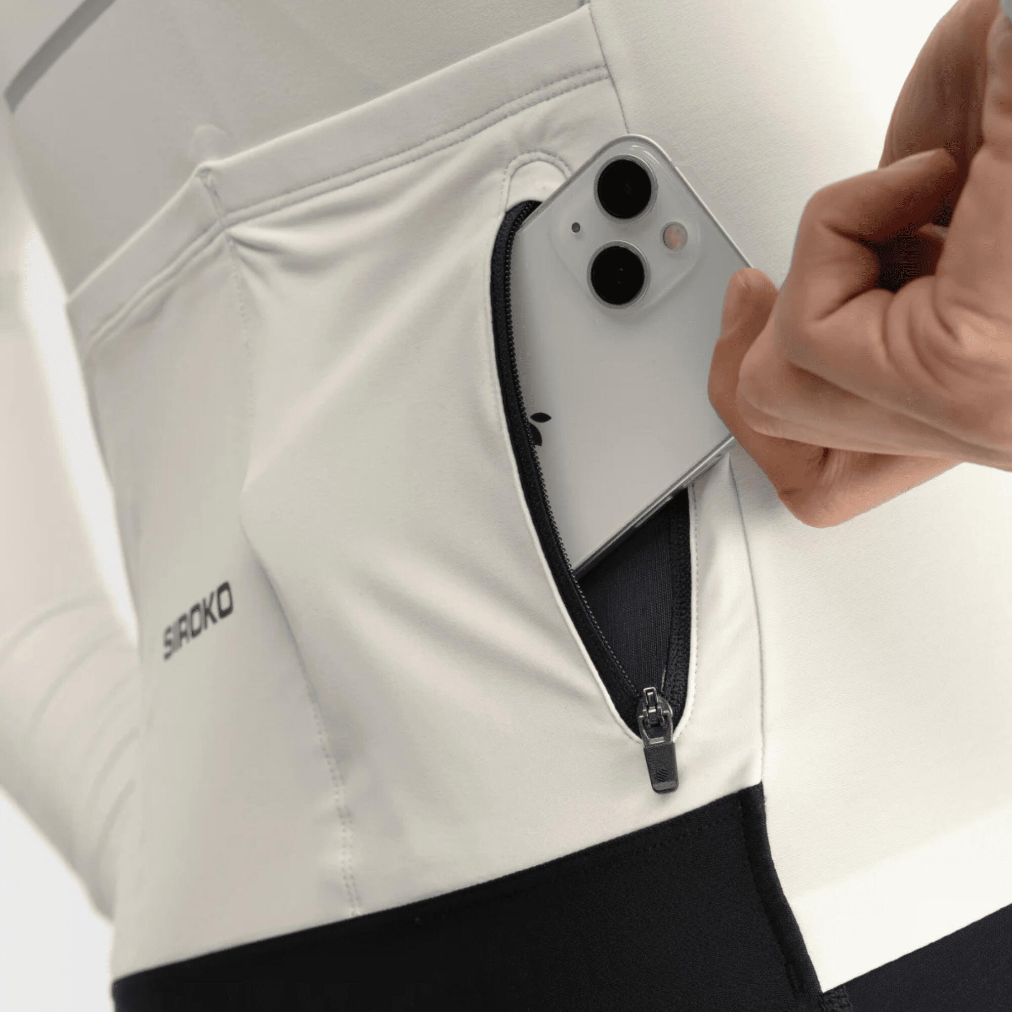 Maillot ciclismo manga larga Siroko M7 Egret 4/4