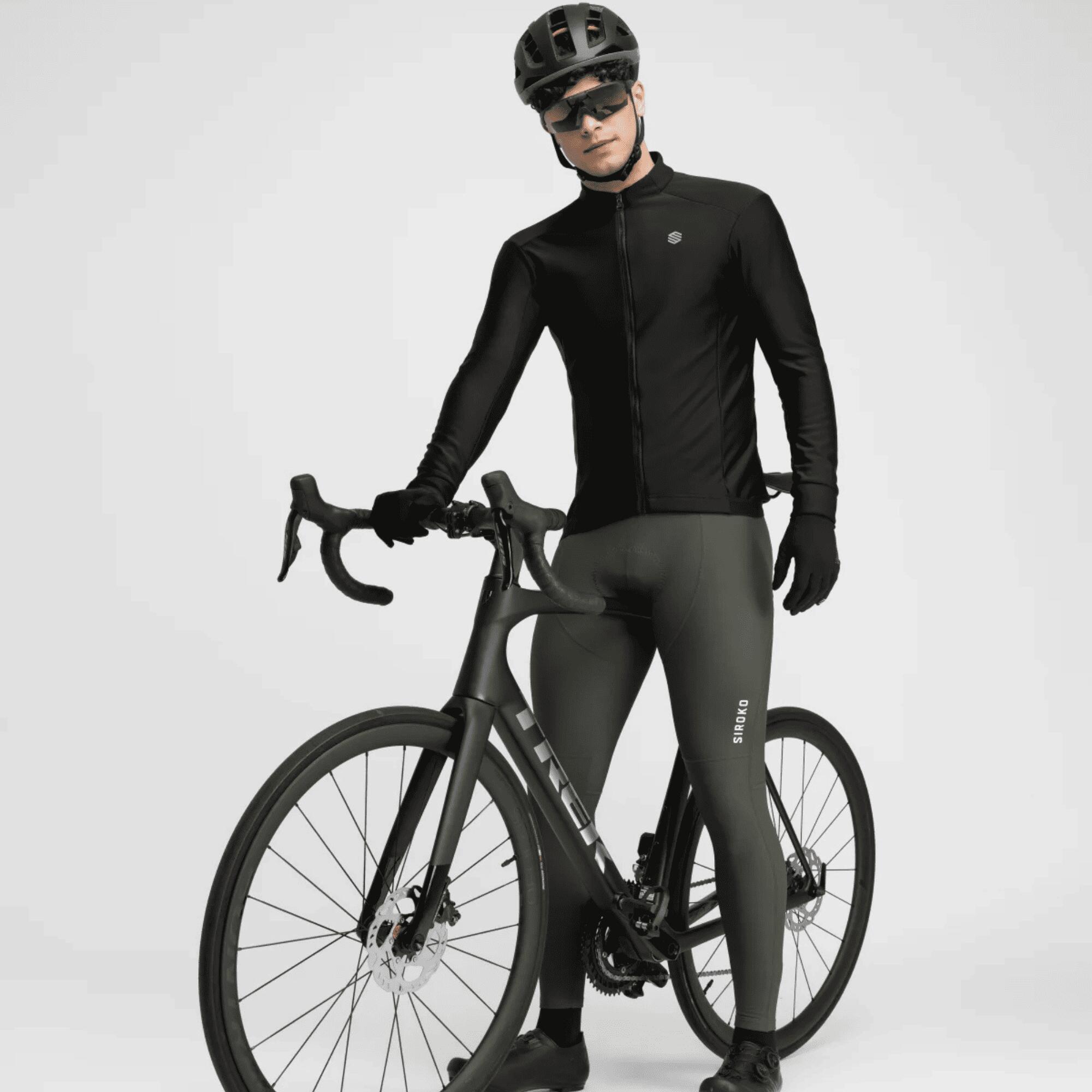Chaqueta ciclismo softshell hombre Siroko J1 Furkapass negro 4/4