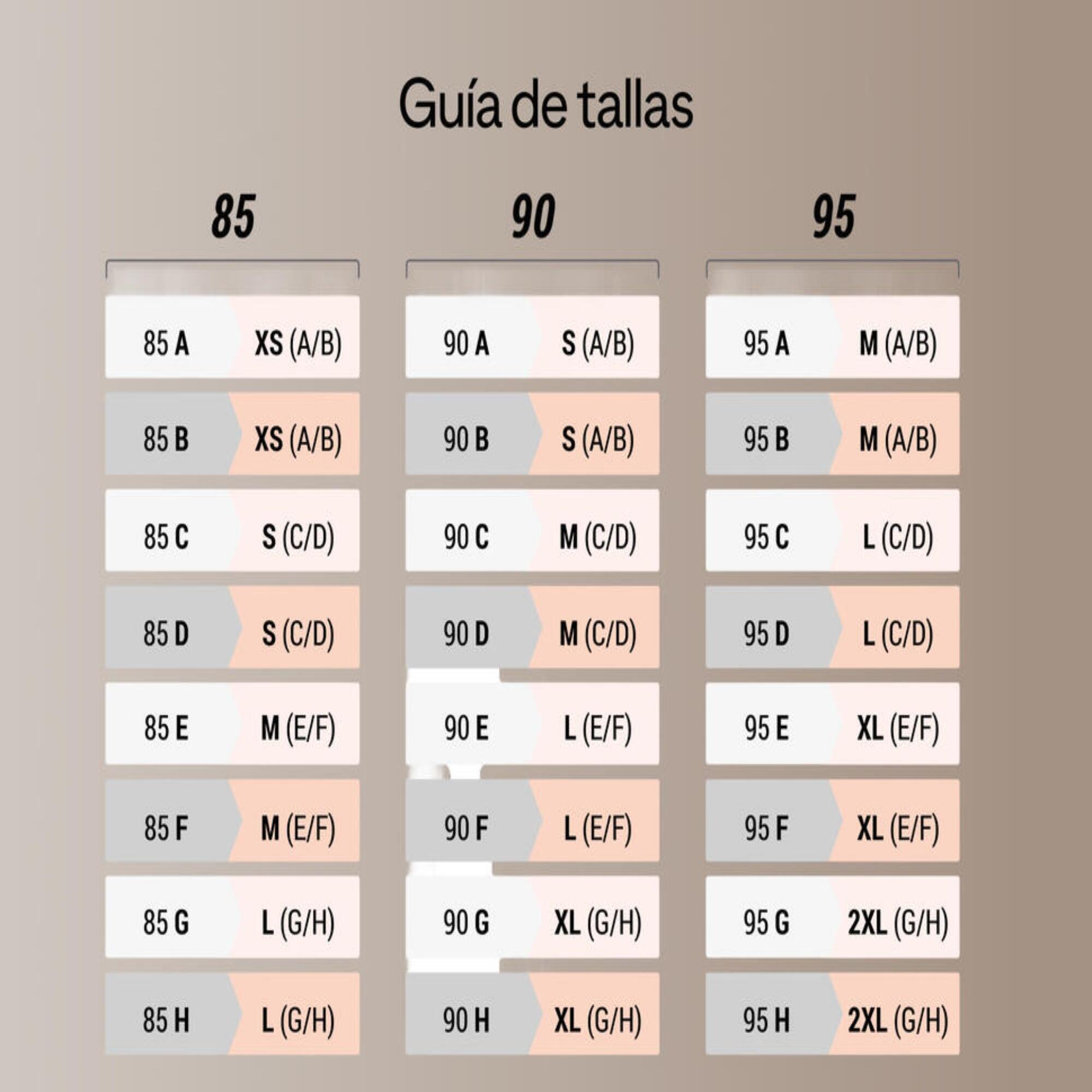 Sujetador deportivo postmastectomía sujeción alta Mujer Decathlon negro 7/7