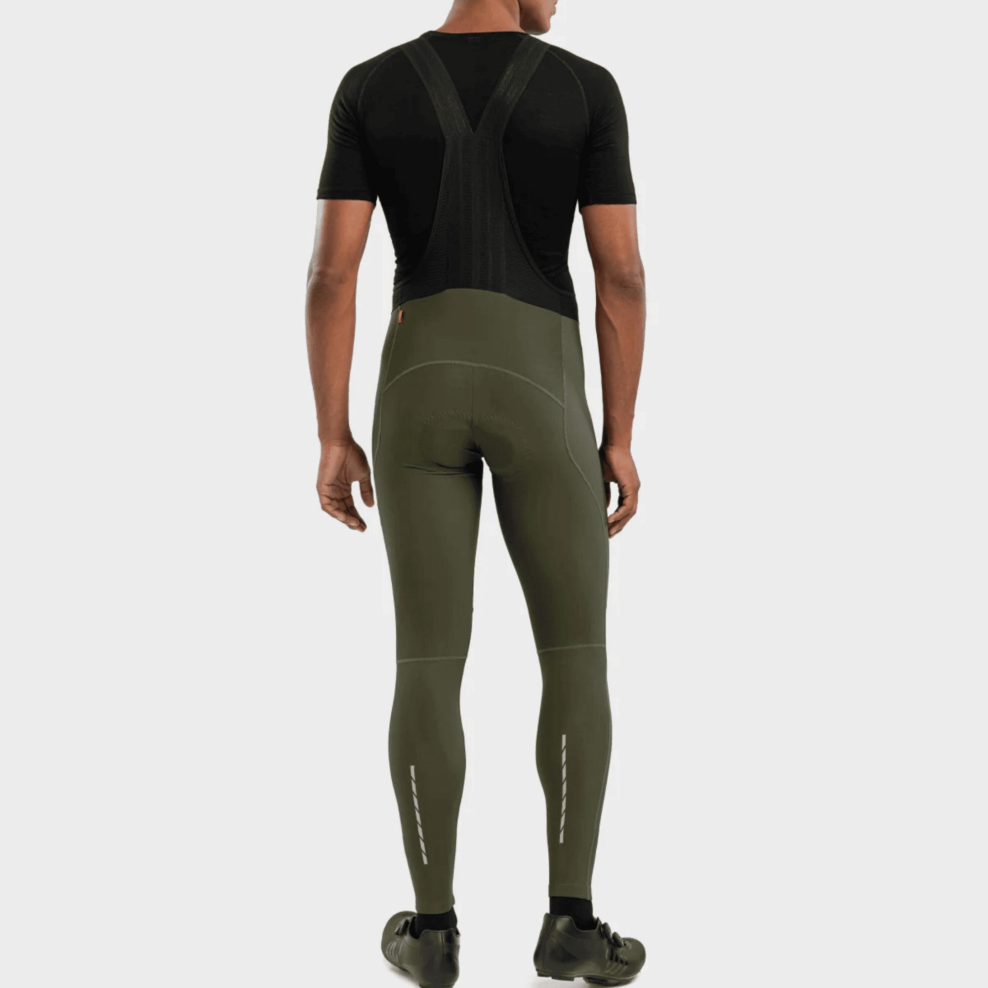 Culotte Ciclismo Largo Carretera Hombre Siroko Fern verde 2/3