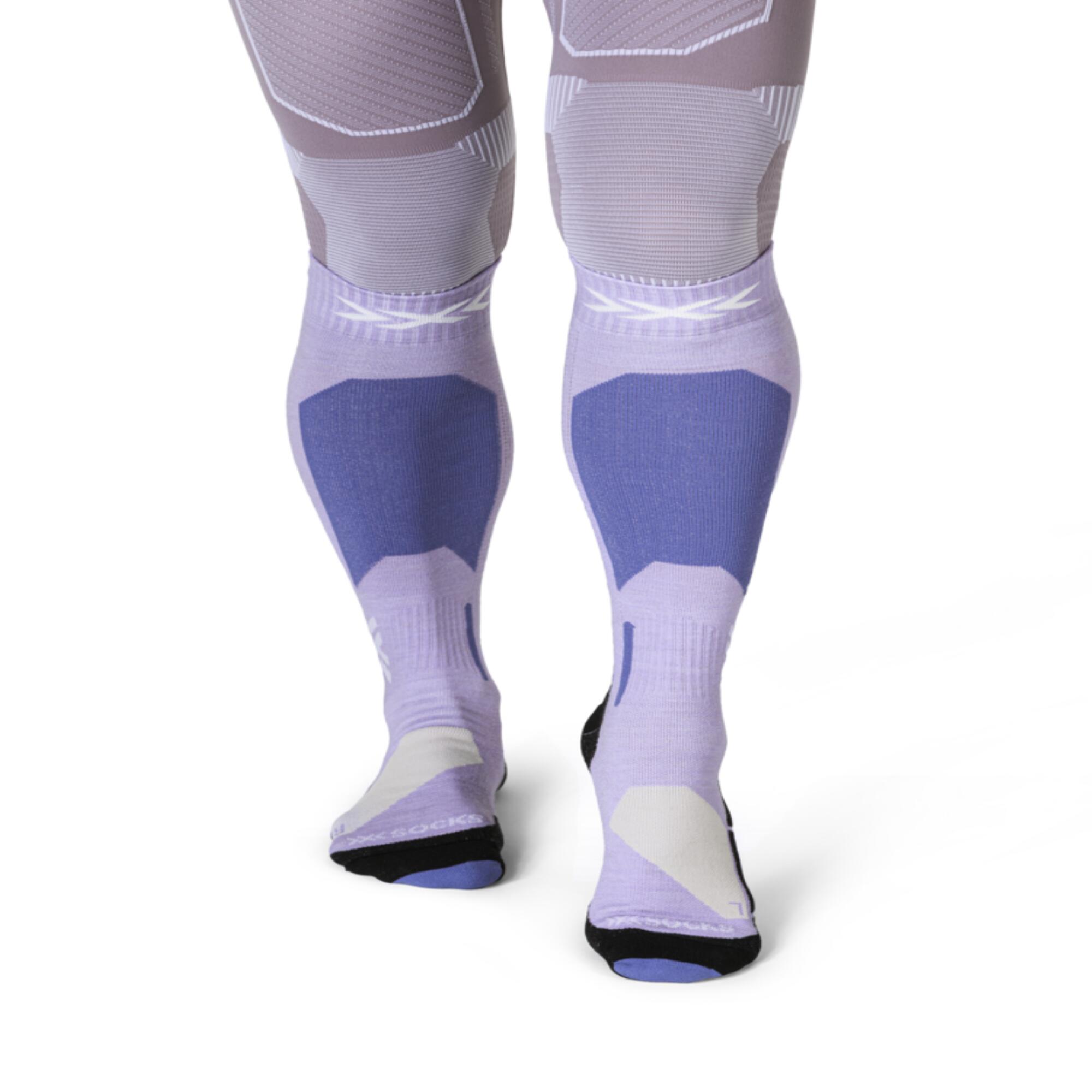 XSOCKS SKI DISCOVER LAVENDER 2/2