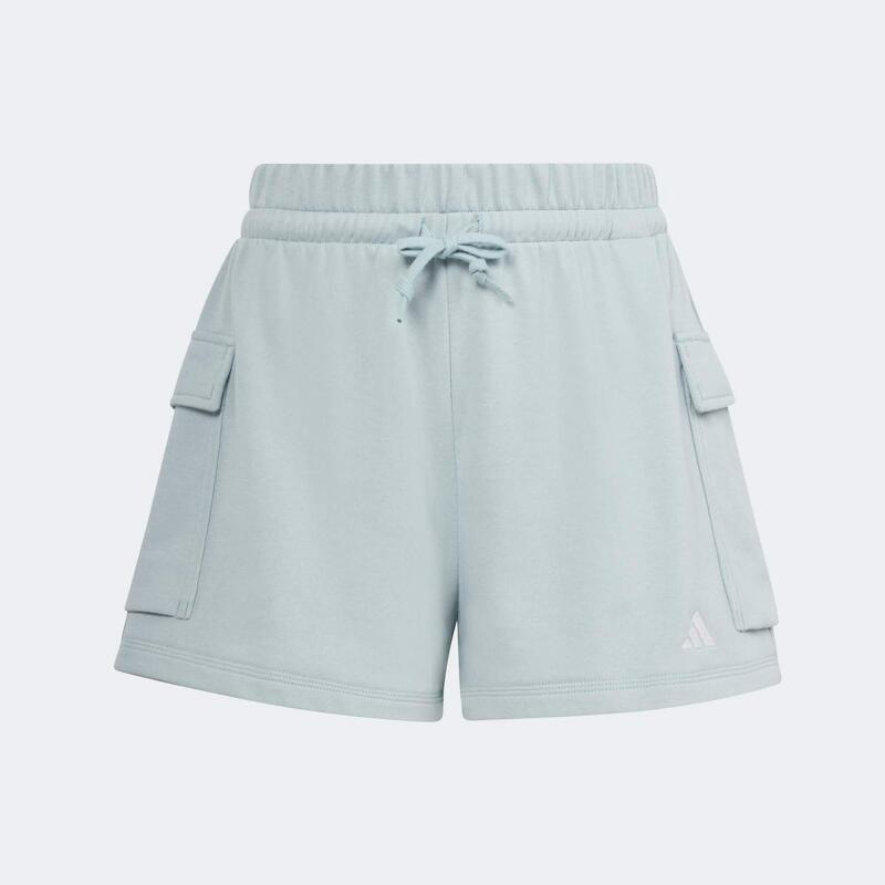 Șort de Fitness cargo molton ADIDAS Verde Damă