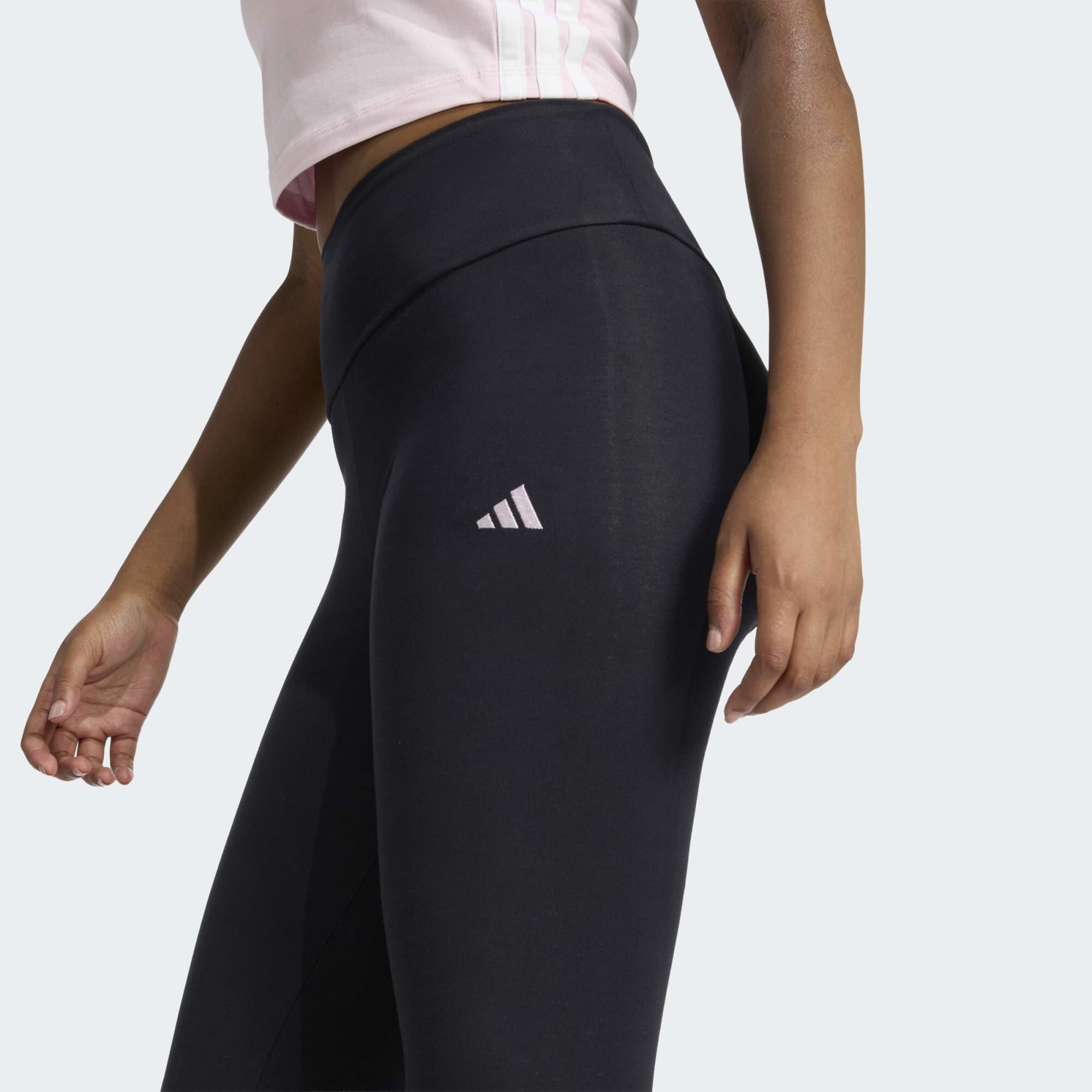 Leggings Fitness Mujer Negro Algodón 4/4
