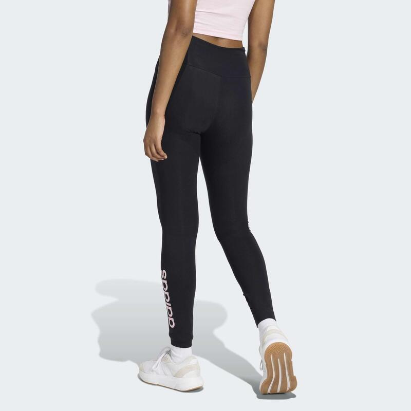 Colanți fitness bumbac ADIDAS Negru Damă