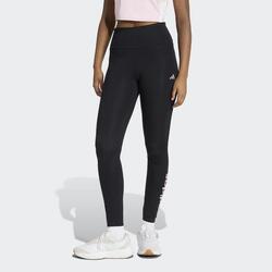 Legging de fitness femme en coton, noir