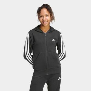 Sudadera Niños Negro Capucha Cremallera Algodón